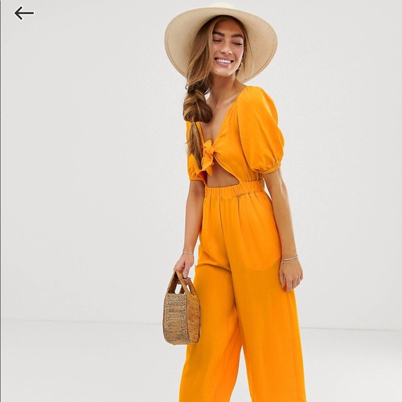 ASOS Pants - Orange jumpsuit